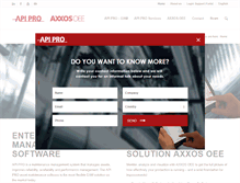 Tablet Screenshot of apipro.com